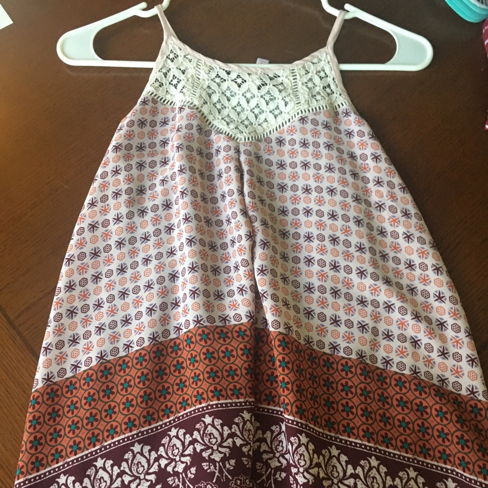 Xhilaration Lace Hippie Tank